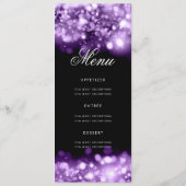 70e anniversaire Programme Glam Lights Purple Menu (Dos)