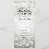 70e Anniversaire Programme Lights Silver Menu (Devant)