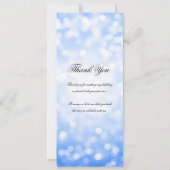 70e anniversaire Programme Marine Blue Bokeh Merci (Dos)