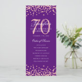70e Anniversaire Programme Merci Rose or pourpre (Debout devant)