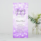 70e anniversaire Programme Purple Bokeh Merci (Debout devant)