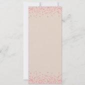 70e anniversaire Programme Rose Gold Confetti Cham (Dos)