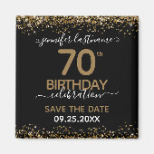 70e anniversaire Save the Date Magnet (Devant)