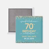 70e anniversaire Save the Date Magnet (Recto/Verso)