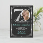 70e anniversaire Silver and Black Invitation (Debout devant)