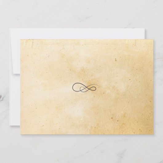 70E ANNIVERSAIRE VINTAGE 60E INVITATION (Dos)