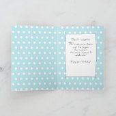 70e Birthday Cake Kaart (Binnen)