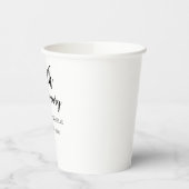 70e bruiloft Jubileum aangepaste papieren bekers (Links)