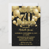 70e Invitation d'anniversaire surprise, Anniversai (Devant)