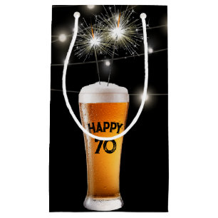 70e jaarsparkler in bier klein cadeauzakje
