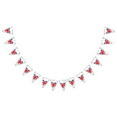 70e jubilé 2022 Angleterre Bunting Drapeau (Tout)