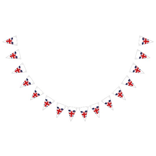 70e jubilé 2022 Angleterre Bunting Drapeau (Tout)