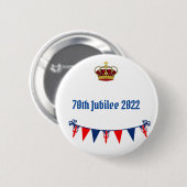 70e jubileum 2022 ronde button 5,7 cm (Voorkant /achterkant)