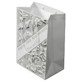 70e Jubileum bewerkbaar Medium Cadeauzakje (Achterkant Gekanteld)