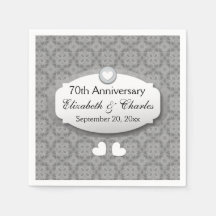 70e Jubileum Jubileum bruiloft Platinum Z03