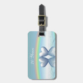 70e Jubileum Platinum Hearts Bagagelabel (Voorkant verticaal)