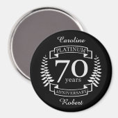 70e JUBILEUM PLATINUM Magneet (Voorkant / Achterkant)
