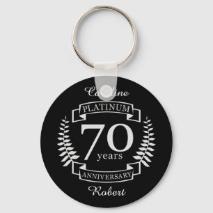70e JUBILEUM PLATINUM Sleutelhanger