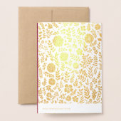 70e Jubileum Wenskaarten Folie Kaarten (Met envelop)