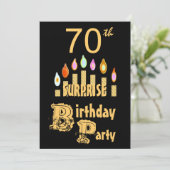 70e OPLEIDING VANDAAG - GOLD Kaart (Staand voorkant)