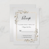 70e Platinum Birthday RSVP (Voorkant / Achterkant)