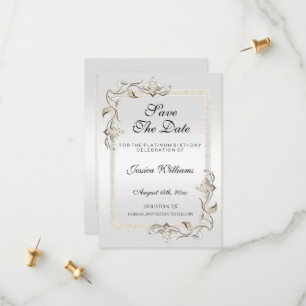 70e Platinum Birthday Save The Date