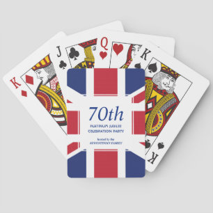 70e Platinum Jubilee UNION JACK Pokerkaarten