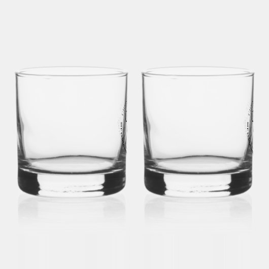 70e Platinum Wedding Jubileum Whisky Glas (Rechts)