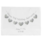 70e Sac cadeau Mariage Platinum Anniversaire (Dos)