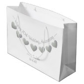70e Sac cadeau Mariage Platinum Anniversaire (Dos Angle)