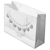70e Sac cadeau Mariage Platinum Anniversaire (Devant Angle)