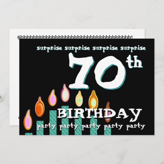 70e Sjabloon voor de uitnodiging tot het indienen (Voorkant / Achterkant)