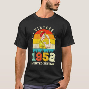 70e Verjaardag 1952 70 Jaar Oud Vrouwen T-shirt