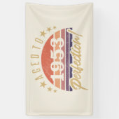 70e verjaardag 1953: perfectie spandoek (Verticaal)
