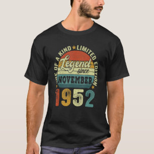 70e verjaardag 70 jaar oude jongen leggende sinds t-shirt