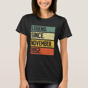 70e verjaardag 70 jaar oude legering sinds 1 novem t-shirt