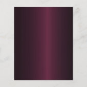 70e verjaardag Bourgondische gouden boog script ui (Achterkant)