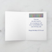 70e verjaardag Camping Campfire Old Timer Kaart (Binnen)