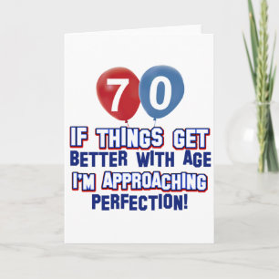 70e verjaardag design kaart