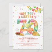 70e verjaardag Fiesta Uitnodiging (Voorkant)