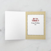 70e Verjaardag Grappig Sassy Gezegde Mannelijke Ca Kaart (Binnen)