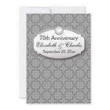 70e verjaardag Huwelijksjubileum Platina Z03