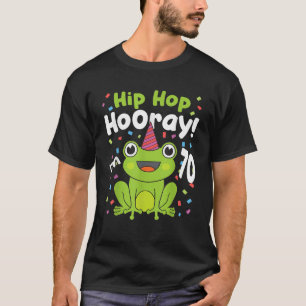 70e Verjaardag Jongen Kikker Liefhebber 70 Jaar Ou T-shirt