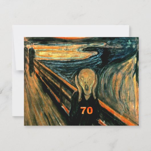 70e verjaardag kaart (Voorkant)