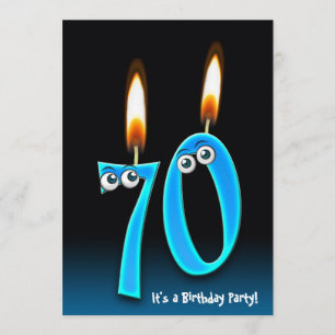 70e verjaardag kaart