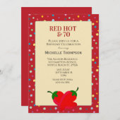 70e verjaardag kaart (Voorkant / Achterkant)