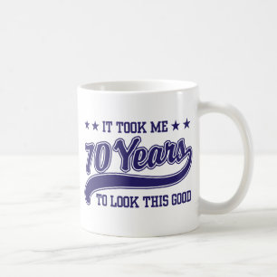 70e verjaardag koffiemok