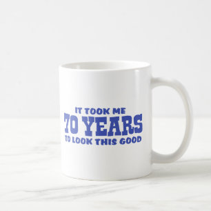 70e verjaardag koffiemok