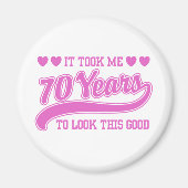 70e verjaardag magneet (Voorkant)