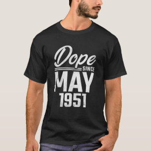 70e verjaardag mei 1951 70 jaar t-shirt